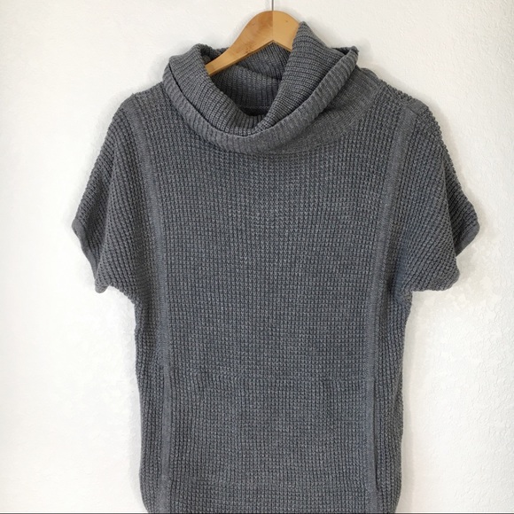 UGG Gray Selby Short Sleeve Cowl Neck Sweater - Picture 3 of 10